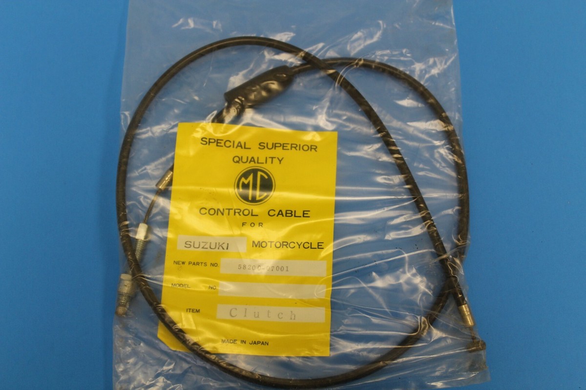 i Suzuki NOS MC Clutch Control Cable 58200-07001 AS50, TC120, T125