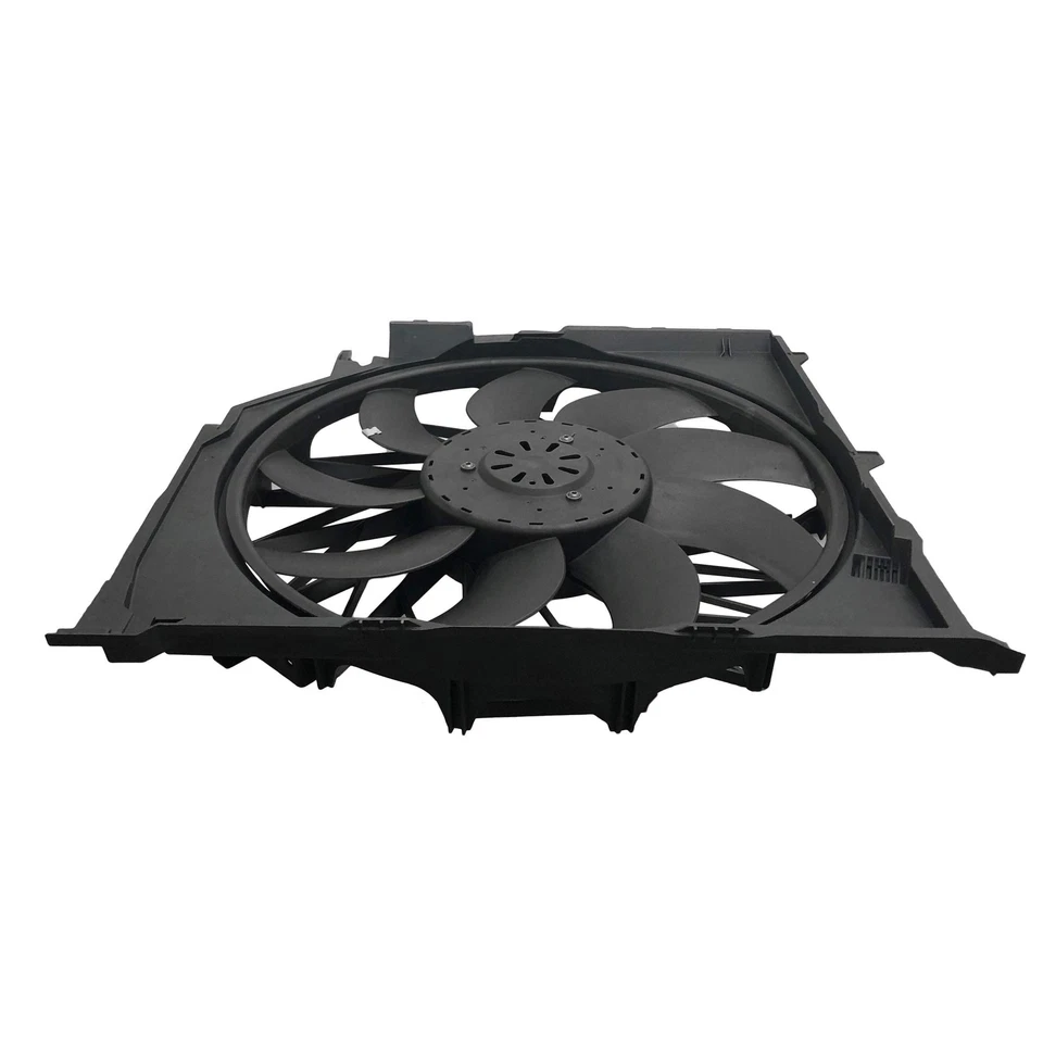 Nuevo conjunto de ventilador de refrigeración del radiador del motor para BMW E83 X3 2004-2010 3,0 L 2,5 L 600 W Foto 4 de 4