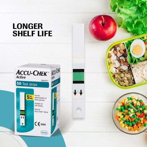 2er Pack Accu-Chek Active Blutzuckerteststreifen - 50er Pack. - Bild 2 von 5