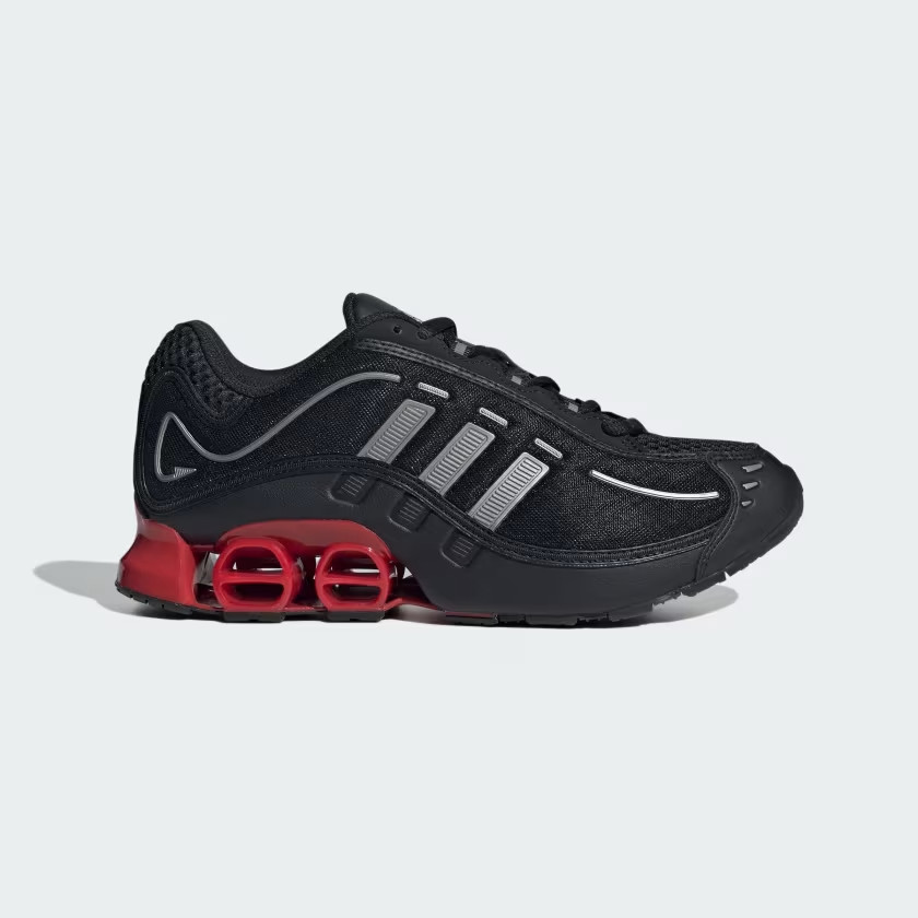 Adidas Originals Megaride 01 Zapatos en Negro / Mejor Escarlata/Carbono