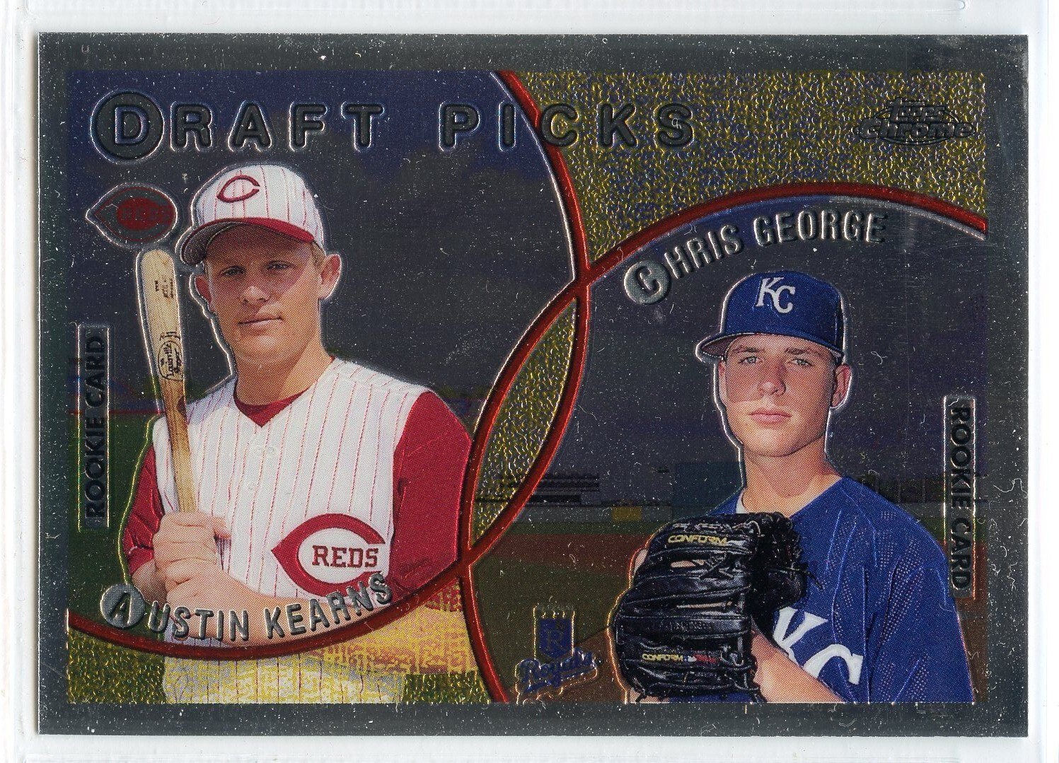1999 Topps Chrome Baseball - #439 - Rookie - Austin Kearns - Cincinnati Reds