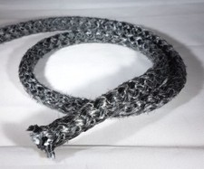 STOVE GLASS SEAL TAPE FIRE ROPE GASKET WOODBURNER BLACK