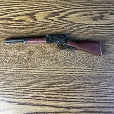 Vintage Cowboy Miniature Lever Action Rifle Toy 7