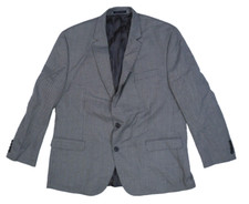 Lauren Ralph Lauren Mens Multicolor Nailshead Notch Lapel 2 Button Blazer 48R