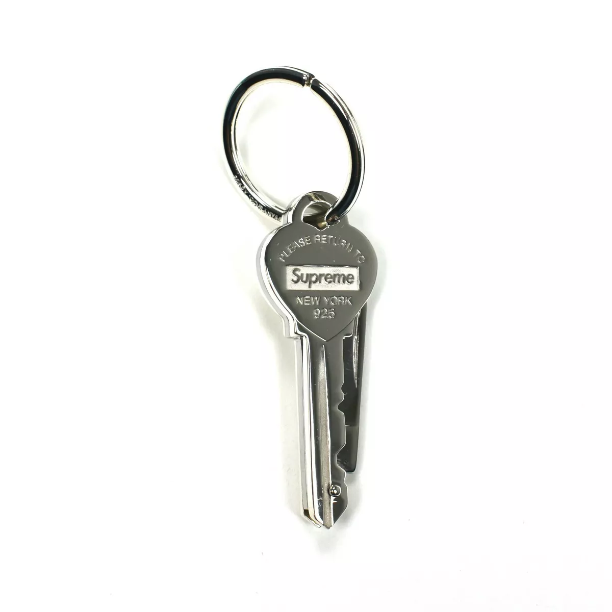 Authentic supreme best sale keychain
