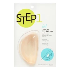 ProFoot Step 1 Gel Arch Support, Fits All, 2 Pack, Gel Arch Support,