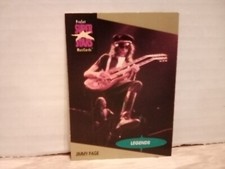 ProSet 1991 SuperStars MusiCards LEGENDS JIMMY PAGE Card #18 EX. 