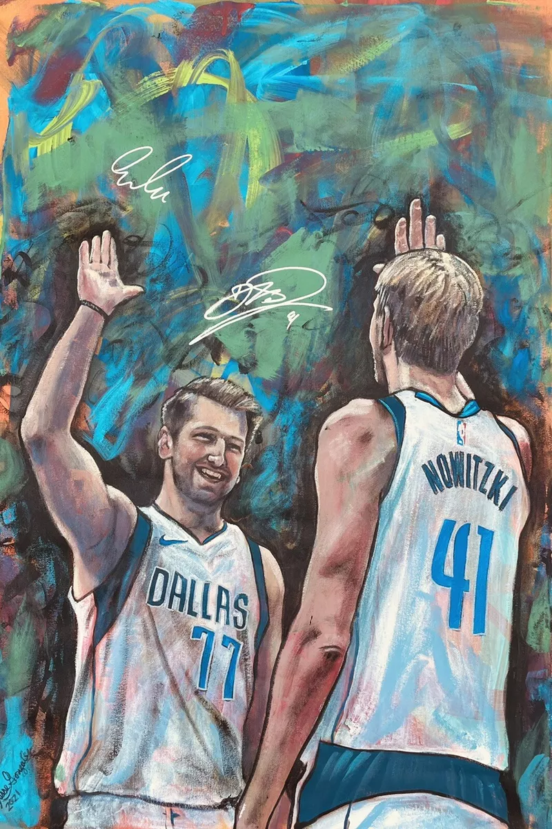 Luka doncic graffiti store jersey
