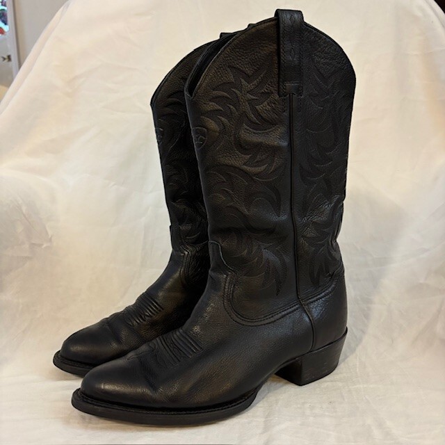 Ariat Men\'s Heritage Deertan Western Performance Boots Round Toe Size 8.5EE Ariat Black EE Boots for Men for Sale | Shop New & Used  main image 2