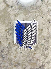 Attack On Titan Scout Logo Sticker l Gloss or Holographic l Waterproof Decal
