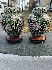 Wonderful Antique Pair Of Cloisonn&eacute; Cases