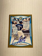 Oakland Athletics CLIFF PENNINGTON Signed Card
