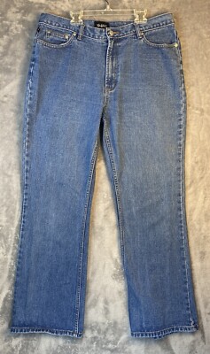 PBX BASICS Women's Straight Leg Blue Jeans Size 16