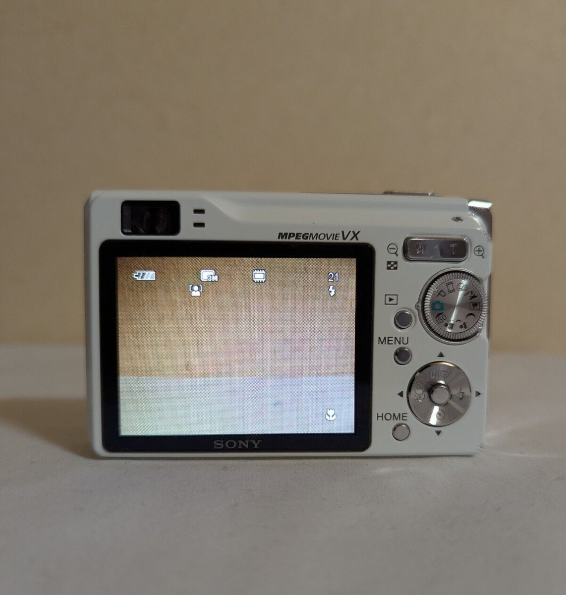 Sony Digital Camera DSC-W80 Cyber Shot White 3.0x 7.2MP