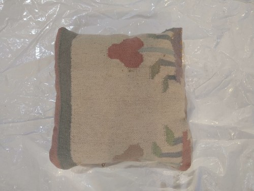 hand made Dhurry Pillow, 1'4" x 1'4"