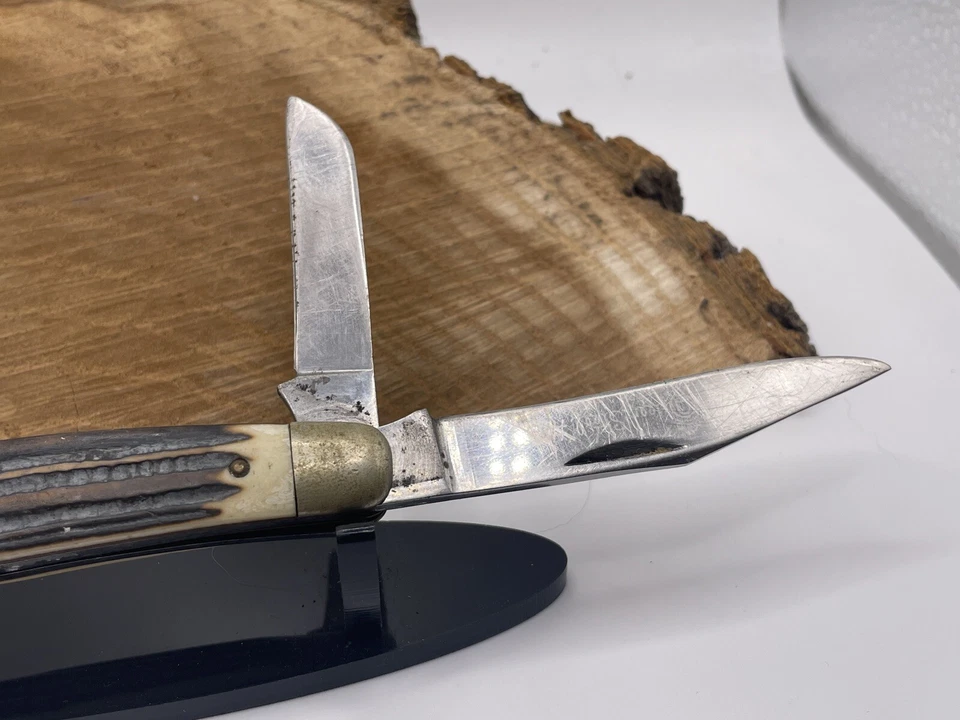 Cubiertos Queen #9 de colección ganadero de 3 hojas con asas de fondo de invierno--852,24 Foto 3 de 4