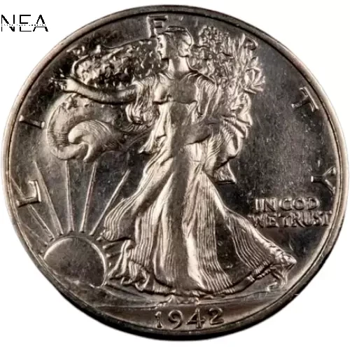 1942-D Walking Liberty Half Dollar ~ Borderline Uncirculated (AU++) ~ 90% Silver