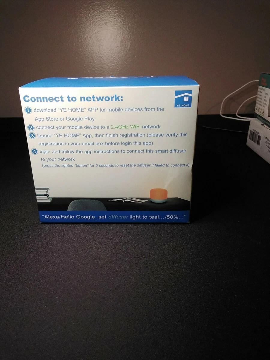Yeshow Smart Wi-Fi Diffuser Works With Alexa | eBay