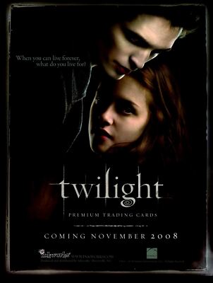 Twilight Trading Card Dealer Sell Sheet Sale Promo Ad Inkworks 2008