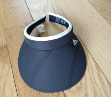 Womens Adidas Stiff Headband Visor Golf Tennis Hat Black One Size RN 131156