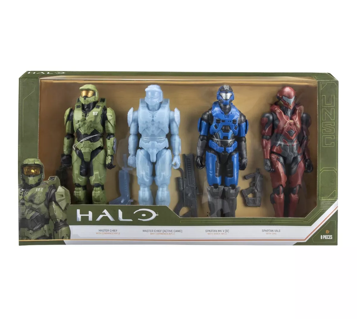 Halo Infinite World of Halo 4 Figures Series 1 2 3 4 Collection (Choose  Figure) (Master Chief (w/ Assault Rifle - Series 2))