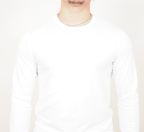 Mens Long Sleeve Cotton T-Shirt Regular Fit Crew Neck or Henley Top Lounge Work - Picture 28 of 72