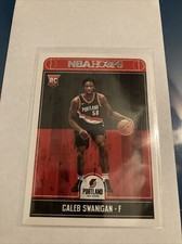 2017 Hoops #276 Caleb Swanigan Rc Trailblazers