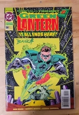 GREEN LANTERN #50 VF signed by Marz /banks -  DC 1994 - 1st Parallax/Kyle Rayner