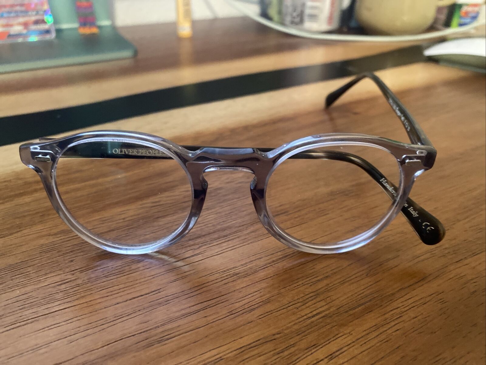 Used OLIVER PEOPLES GREGORY PECK OV 5186 1484 47-23 Round Workman