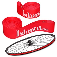 Pack Of 2 Bicycle Rim Strip 26" X 20mm “ Red Rim Tape Highpressure Puncture & Te