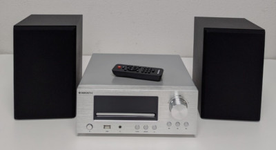 Oakcastle Bluetooth Stereo Shelf System and CD Player, 100W Home  with FM Rad