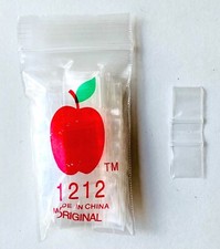 100 Count Clear 0.5" x 0.5" baggies 1212 mini bags