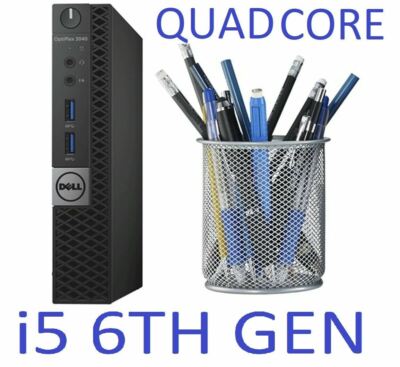 DELL 3040 SCHNELLER MINI TINY PC Computer i5 6. GEN 32GB RAM 512GB SSD WLAN HDMI USB