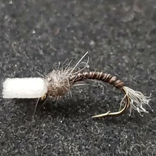 FLY FISHING FLIES MIDGE STRIPPED QUILL SIZE 16 CUSTOM TIED FRONTIER FLY COMPANY