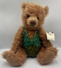 Vintage Artist Mohair Teddy Bear 20” Fully Jointed Bear Links Co. Toronto Canada