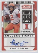 2020 Panini Contenders Draft Picks College Ticket Reggie Corbin #278 Auto 0oq6