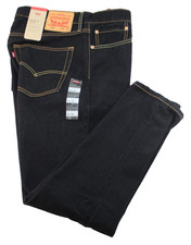 New LEVI'S 512 Slim Taper Size 36 x 30 Blue Slim Though Thigh Jeans RETAIL 69