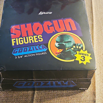 Super7 Godzilla Shogun Series 3 3 3/4'' 12 SealedAction Figures Sealed Box