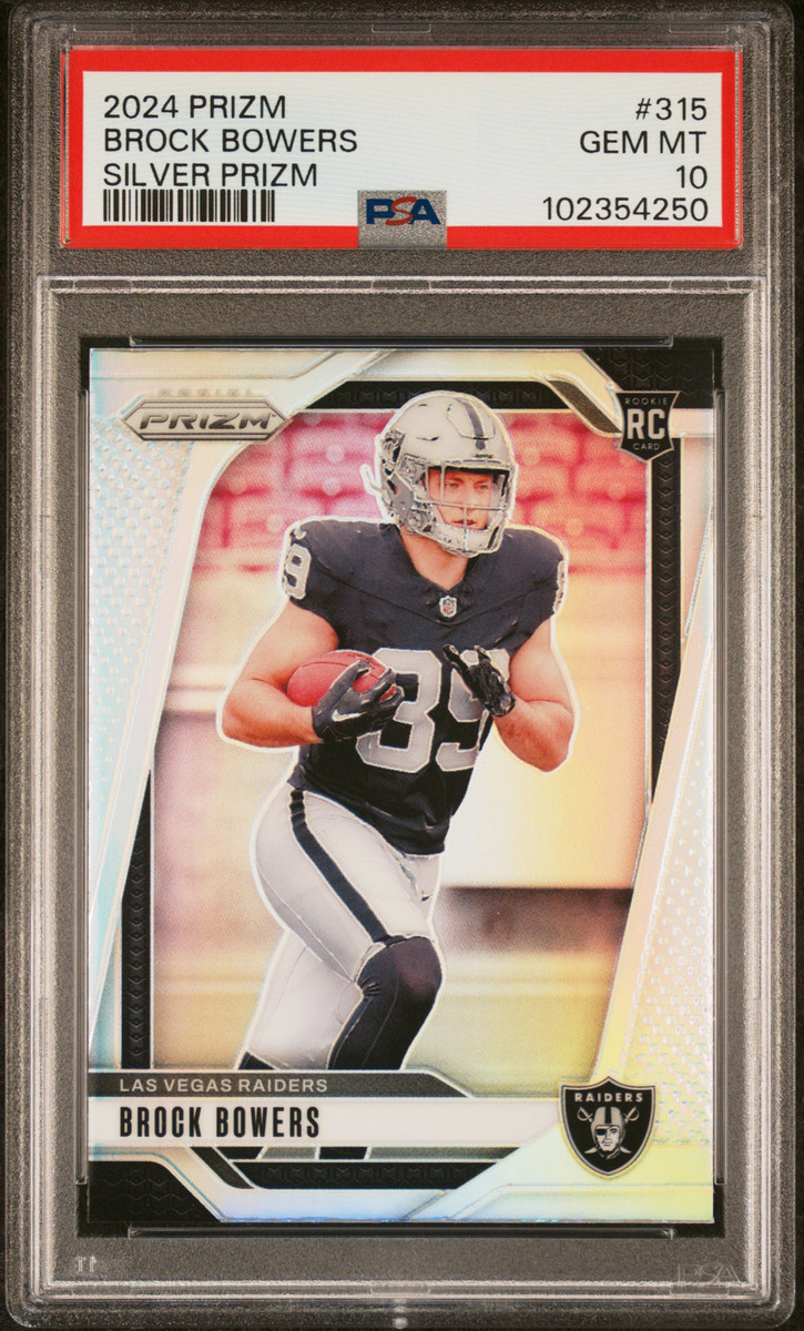 2024 PANINI PRIZM SILVER PRIZM #315 BROCK BOWERS ROOKIE RC 2024 PANINI PRIZM SILVER PRIZM #315 BROCK BOWERS ROOKIE RC