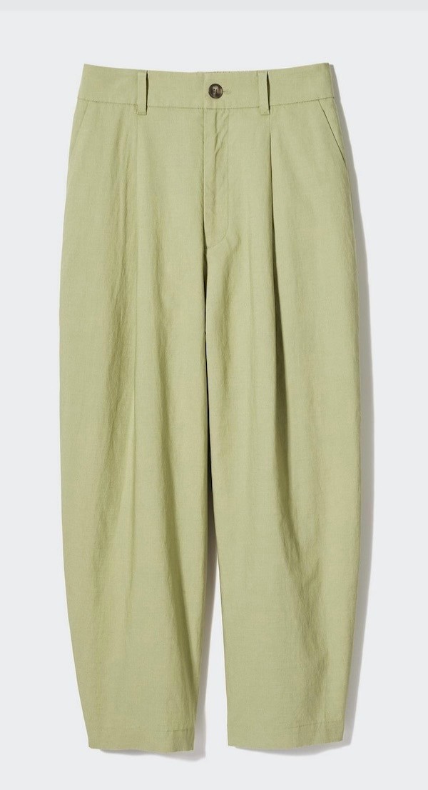 UNIQLO & COMPTOIR DES COTONNIERS Tapered Pants Green S NWT $49