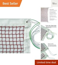 Outdoor Indoor Badminton Net Replacement with Steel Cable Ropes for Backyard ...