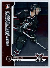2012-13 In The Game Draft Prospects Haydn Fleury Rookie Red Deer Rebels RC #69