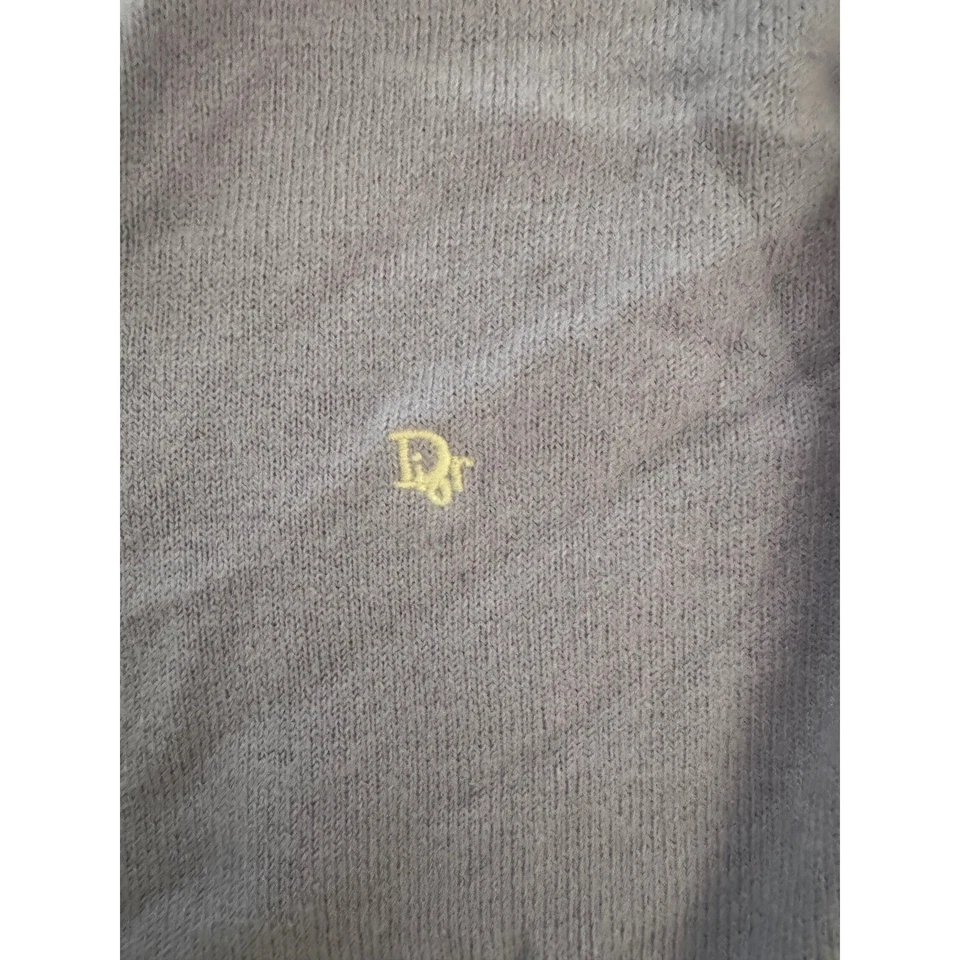 Suéter Christian Dior Vintage Años 80 Acrílico Lavanda Para Mujer M Hecho en EE. UU. Foto 3 de 4