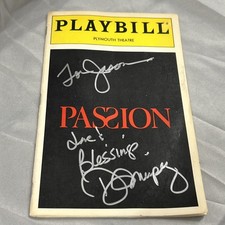 PASSION Playbill SIGNED By Donna Murphy
