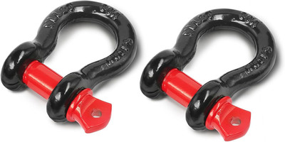1/2'' D Ring Shackle with 5/8'' Screw Pin, 2T Working Load Limit (WLL) / 12T (26,4