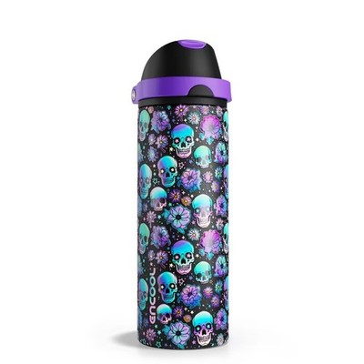 Insulated Water Bottle with Straw - Leak-Proof, BPA-Free, Keeps Drinks Cold 24H