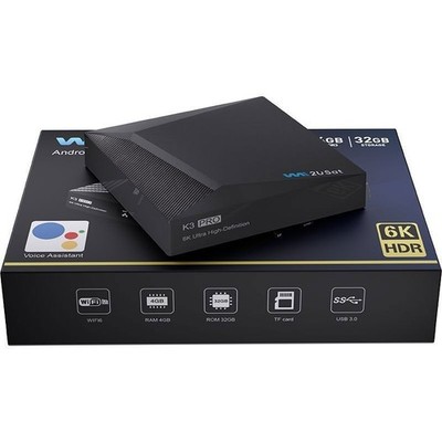 6K Ultra HD Smart TV Box Super Clear Voice Command DRM WiFi - Fast Free Shipping