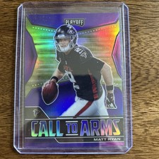 2021 Panini Playoff - Call to Arms Matt Ryan #CA-MRY Purple  