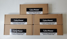 New/Sealed 5x CyberPower 7-Outlet Surge Protector with 6ft Power Cord CSB706