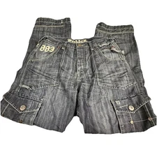 Police 883 F. J. Jeans  W34 L32 with cargo pockets.